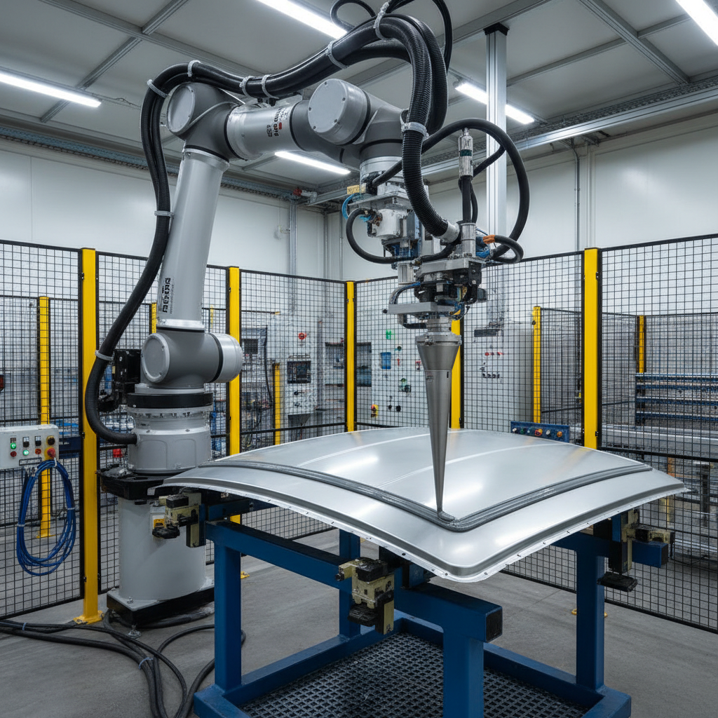 Roof Panel Sealant Dispense Unit