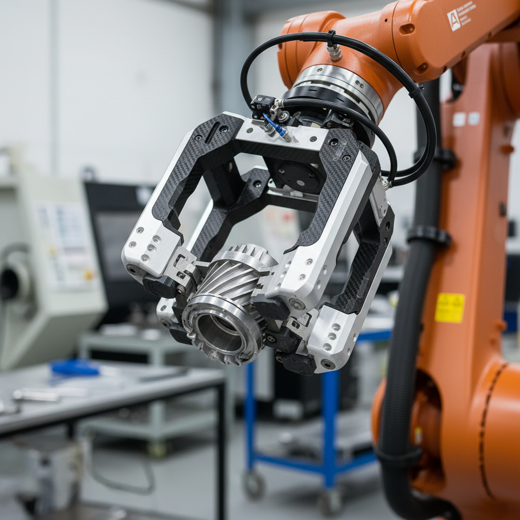 EOAT gripper designs and robot arm tooling